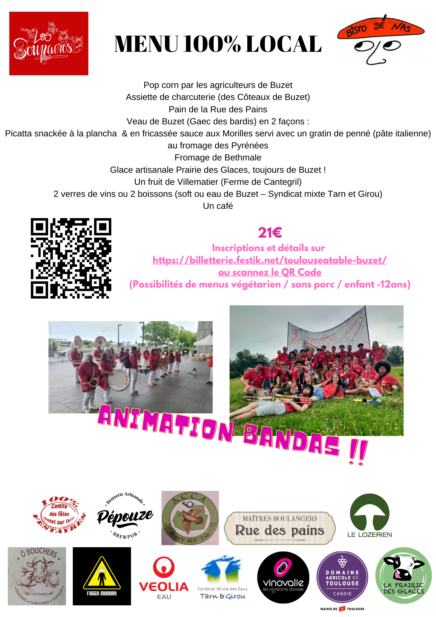 Banquet Buzet à Table Buzet sur Tarn